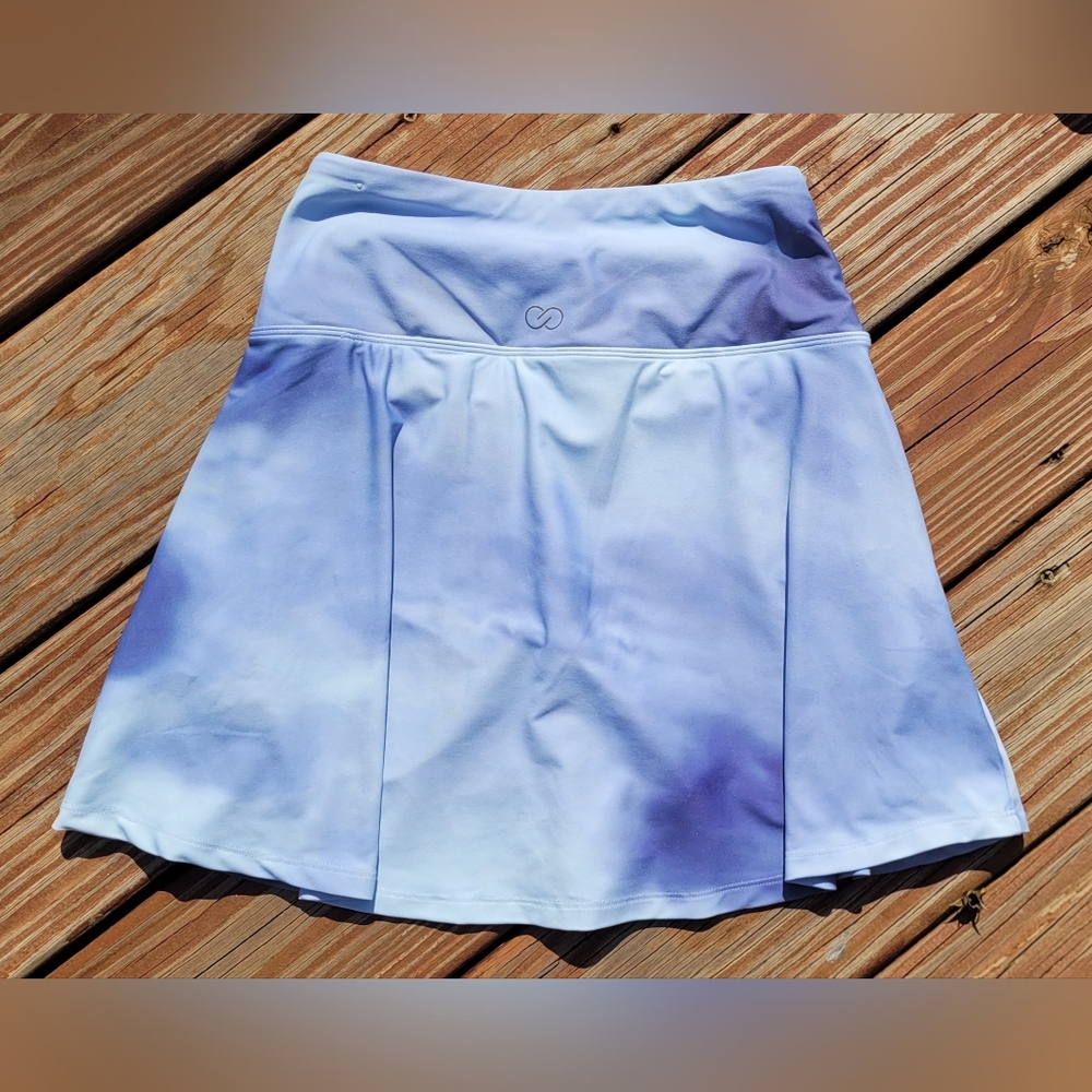 Calia By Carrie Underwood Light Blue Tennis Golf Skirt Size Xs Blue White